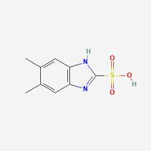 5,6-dimethyl-1H-benzimidazole-2-sulfonic acid