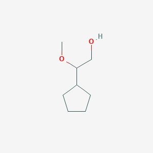 molecular formula C8H16O2 B2923076 2-Cyclopentyl-2-methoxyethan-1-ol CAS No. 1784628-36-9