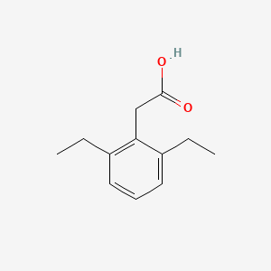 molecular formula C12H16O2 B2923081 2-(2,6-Diethylphenyl)acetic acid CAS No. 100256-33-5
