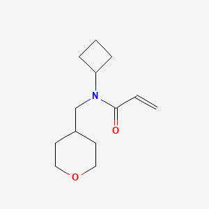 N-Cyclobutyl-N-(oxan-4-ylmethyl)prop-2-enamide