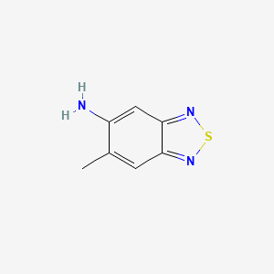 molecular formula C7H7N3S B2923154 5-氨基-6-甲基-2,1,3-苯并噻二唑 CAS No. 1230950-52-3