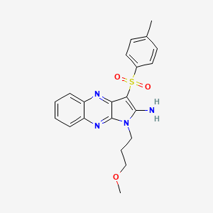 1-(3-methoxypropyl)-3-tosyl-1H-pyrrolo[2,3-b]quinoxalin-2-amine