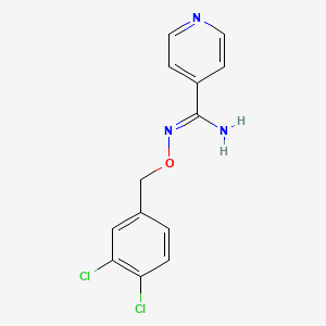 N'-[(3,4-dichlorobenzyl)oxy]-4-pyridinecarboximidamide