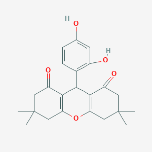 9-(2,4-dihydroxyphenyl)-3,3,6,6-tetramethyl-3,4,5,6,7,9-hexahydro-1H-xanthene-1,8(2H)-dione