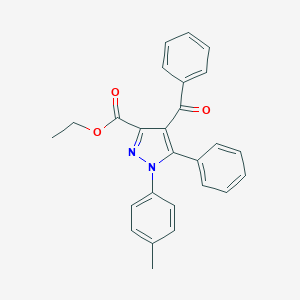 ethyl 4-benzoyl-1-(4-methylphenyl)-5-phenyl-1H-pyrazole-3-carboxylate