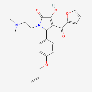 5-(4-(allyloxy)phenyl)-1-(2-(dimethylamino)ethyl)-4-(furan-2-carbonyl)-3-hydroxy-1H-pyrrol-2(5H)-one