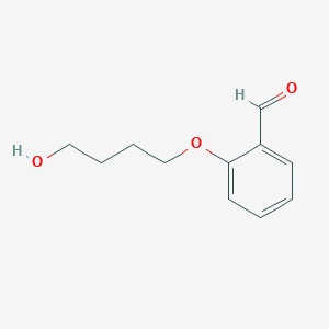 molecular formula C11H14O3 B2923267 2-(4-Hydroxybutoxy)benzaldehyde CAS No. 1392015-82-5