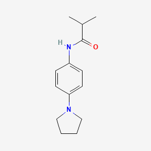 2-methyl-N-[4-(1-pyrrolidinyl)phenyl]propanamide