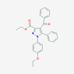 ethyl 4-benzoyl-1-(4-ethoxyphenyl)-5-phenyl-1H-pyrazole-3-carboxylate