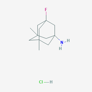 3-Fluoro-5,7-dimethyladamantan-1-amine;hydrochloride