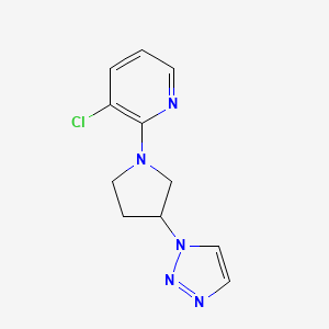 2-(3-(1H-1,2,3-triazol-1-yl)pyrrolidin-1-yl)-3-chloropyridine