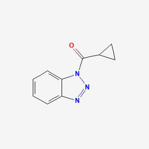 molecular formula C10H9N3O B2923303 Benzotriazol-1-yl(cyclopropyl)methanone CAS No. 354996-72-8