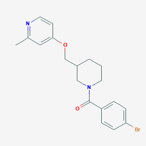 4-{[1-(4-Bromobenzoyl)piperidin-3-yl]methoxy}-2-methylpyridine