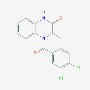 4-(3,4-dichlorobenzoyl)-3-methyl-3,4-dihydro-2(1H)-quinoxalinone