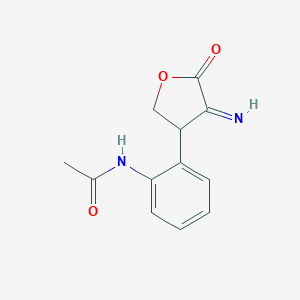 N-[2-(4-imino-5-oxotetrahydro-3-furanyl)phenyl]acetamide