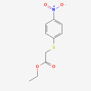 molecular formula C10H11NO4S B2923399 Ethyl 2-(4-nitrophenylthio)acetate CAS No. 75032-27-8