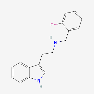 molecular formula C17H17FN2 B2923404 N-(2-fluorobenzyl)-2-(1H-indol-3-yl)ethanamine CAS No. 1048328-18-2