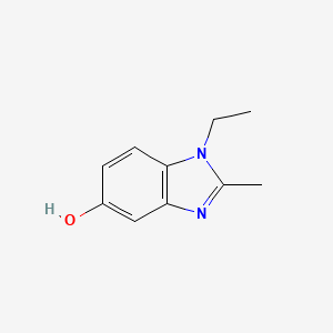 molecular formula C10H12N2O B2923411 1-ethyl-2-methyl-1H-benzimidazol-5-ol CAS No. 82612-27-9