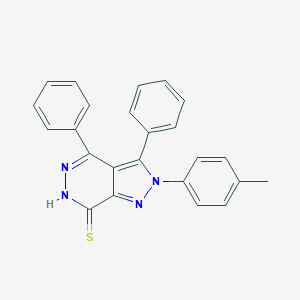 2-(4-methylphenyl)-3,4-diphenyl-2,6-dihydro-7H-pyrazolo[3,4-d]pyridazine-7-thione