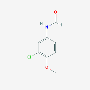 molecular formula C8H8ClNO2 B2923500 N-(3-氯-4-甲氧基苯基)甲酰胺 CAS No. 69753-56-6