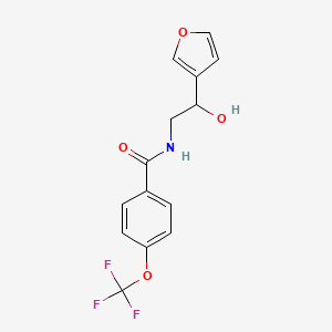 N-[2-(furan-3-yl)-2-hydroxyethyl]-4-(trifluoromethoxy)benzamide