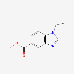 B2923538 Methyl 1-ethyl-1H-benzo[d]imidazole-5-carboxylate CAS No. 1245563-05-6