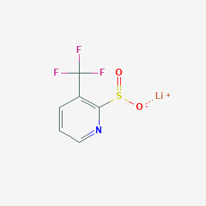 B2923543 Lithium(1+) ion 3-(trifluoromethyl)pyridine-2-sulfinate CAS No. 2174001-31-9