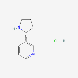 molecular formula C9H13ClN2 B2923564 (R)-3-(吡咯烷-2-基)吡啶盐酸盐 CAS No. 210094-28-3