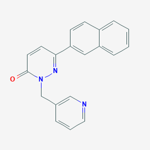 B2923566 6-(naphthalen-2-yl)-2-(pyridin-3-ylmethyl)pyridazin-3(2H)-one CAS No. 923100-08-7