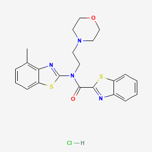 N-(4-methylbenzo[d]thiazol-2-yl)-N-(2-morpholinoethyl)benzo[d]thiazole-2-carboxamide hydrochloride