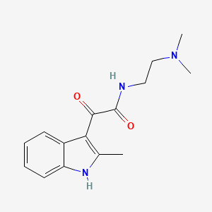 N-[2-(dimethylamino)ethyl]-2-(2-methyl-1H-indol-3-yl)-2-oxoacetamide