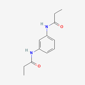 molecular formula C12H16N2O2 B2923588 N-(3-propanamidophenyl)propanamide CAS No. 25227-71-8