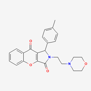 2-(2-Morpholinoethyl)-1-(p-tolyl)-1,2-dihydrochromeno[2,3-c]pyrrole-3,9-dione