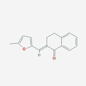 molecular formula C16H14O2 B292361 2-[(5-methyl-2-furyl)methylene]-3,4-dihydro-1(2H)-naphthalenone 