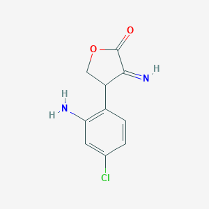 4-(2-amino-4-chlorophenyl)-3-iminodihydro-2(3H)-furanone