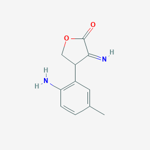 4-(2-amino-5-methylphenyl)-3-iminodihydro-2(3H)-furanone