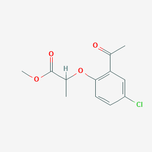 Methyl 2-(2-acetyl-4-chlorophenoxy)propanoate