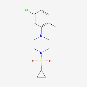 1-(5-Chloro-2-methylphenyl)-4-(cyclopropylsulfonyl)piperazine
