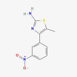 5-Methyl-4-(3-nitrophenyl)-1,3-thiazol-2-amine