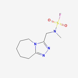 N-Methyl-N-(6,7,8,9-tetrahydro-5H-[1,2,4]triazolo[4,3-a]azepin-3-ylmethyl)sulfamoyl fluoride