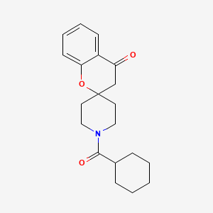 1'-(Cyclohexanecarbonyl)spiro[chroman-2,4'-piperidin]-4-one