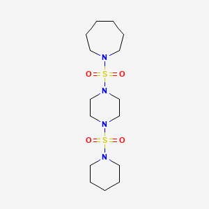 1-(4-Piperidin-1-ylsulfonylpiperazin-1-yl)sulfonylazepane