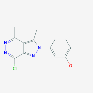 7-chloro-2-(3-methoxyphenyl)-3,4-dimethyl-2H-pyrazolo[3,4-d]pyridazine