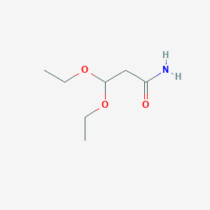 molecular formula C7H15NO3 B2923793 3,3-Diethoxypropanamide CAS No. 41365-74-6