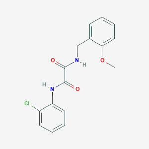 molecular formula C16H15ClN2O3 B2923797 N1-(2-氯苯基)-N2-(2-甲氧基苄基)草酰胺 CAS No. 341006-79-9