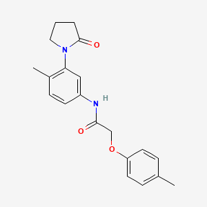 N-(4-methyl-3-(2-oxopyrrolidin-1-yl)phenyl)-2-(p-tolyloxy)acetamide
