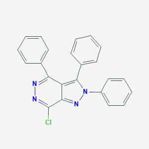 molecular formula C23H15ClN4 B292382 7-chloro-2,3,4-triphenyl-2H-pyrazolo[3,4-d]pyridazine 