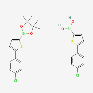 (5-(4-Chlorophenyl)thiophen-2-yl)boronic acid
