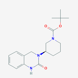 tert-Butyl (3R)-(2-oxo-1,2,3,4-tetrahydroquinazolin-3-yl)piperidine-1-carboxylate