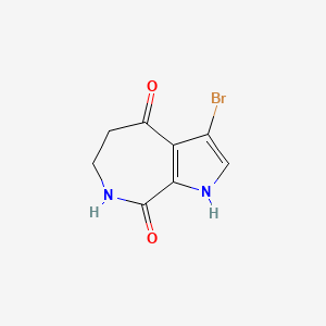 3-Bromo-6,7-dihydropyrrolo[2,3-c]azepine-4,8(1H,5H)-dione